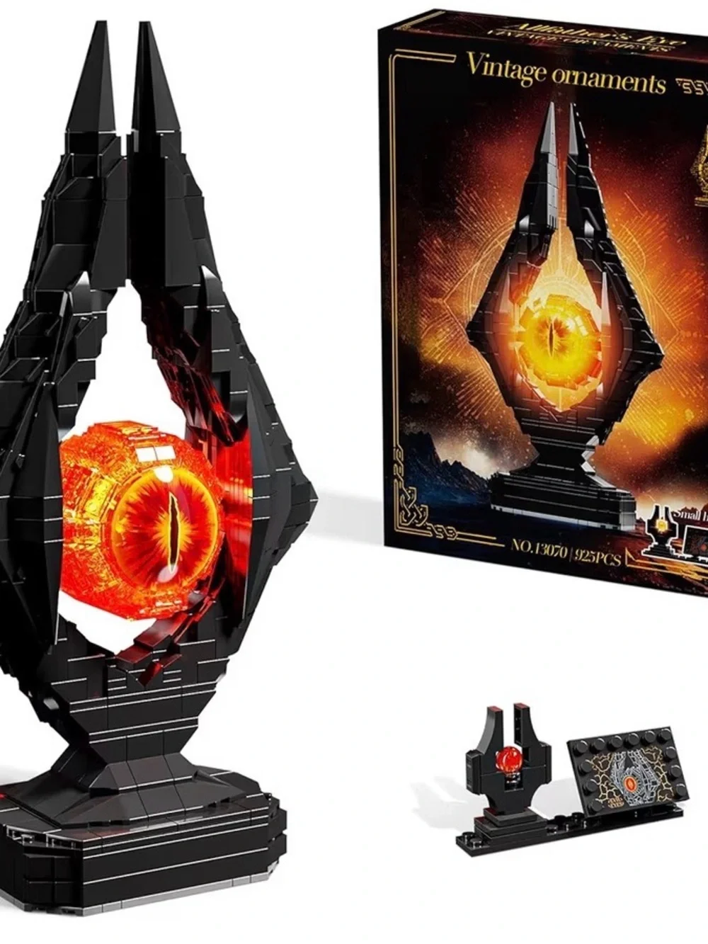 BeepZipp Lord eye towel building set with rotatable flaming eye build